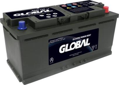 GLOBAL GR105AGM - Baterie de pornire - allinparts.ro