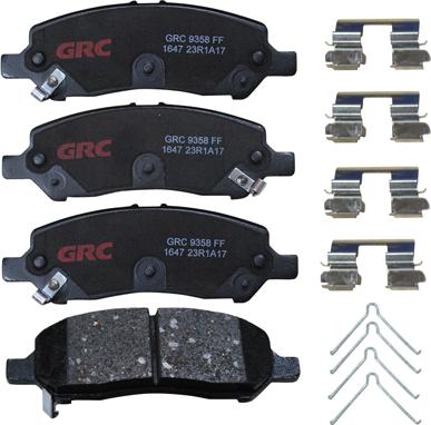 GRC GCD1647 - Set placute frana,frana disc - allinparts.ro