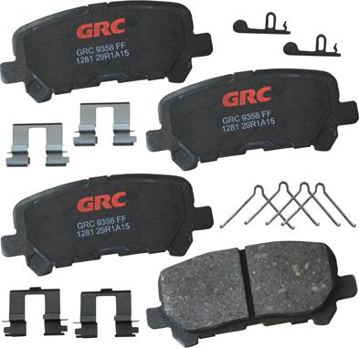 GRC GCD1281 - Set placute frana,frana disc - allinparts.ro