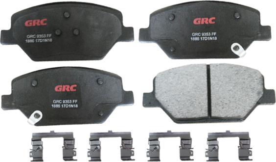 GRC GMD1886 - Set placute frana,frana disc allinparts.ro