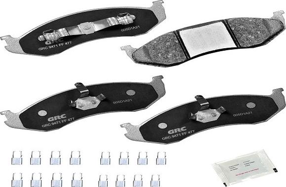 GRC GPRD477 - Set placute frana,frana disc - allinparts.ro
