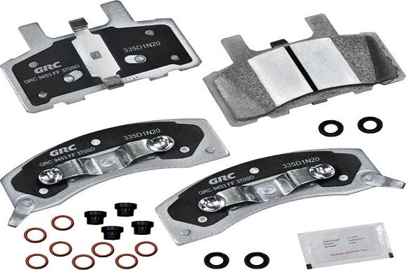 GRC GPRD370SD - Set placute frana,frana disc allinparts.ro