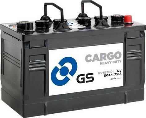 GS GS-663HD - Baterie de pornire allinparts.ro