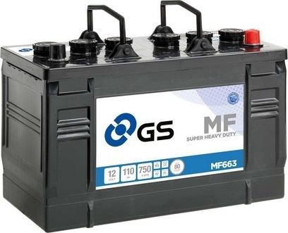 GS MF663 - Baterie de pornire allinparts.ro