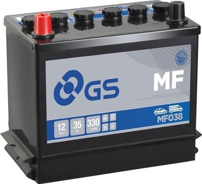 GS MF038 - Baterie de pornire allinparts.ro