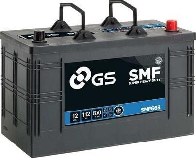 GS SMF663 - Baterie de pornire allinparts.ro