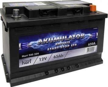 Hart 545 329 - Baterie de pornire allinparts.ro
