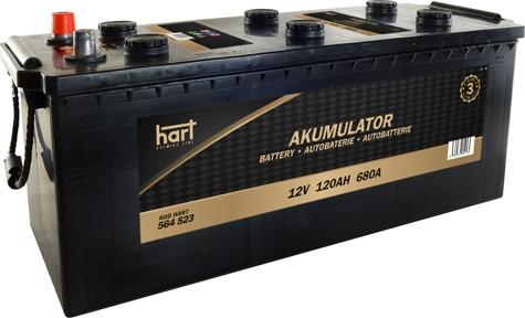 Hart 564 523 - Baterie de pornire allinparts.ro