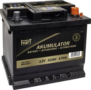 Hart 564 527 - Baterie de pornire allinparts.ro