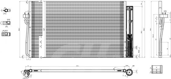 Hart 606 061 - Condensator, climatizare - allinparts.ro