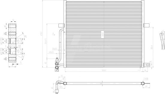 Hart 606 063 - Condensator, climatizare - allinparts.ro