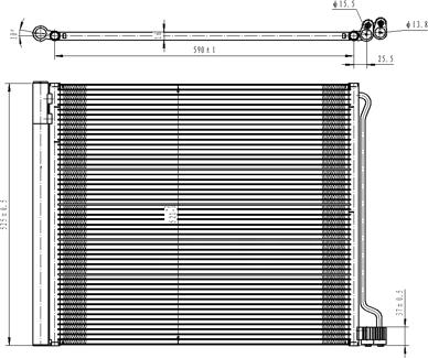 Hart 616 783 - Condensator, climatizare - allinparts.ro