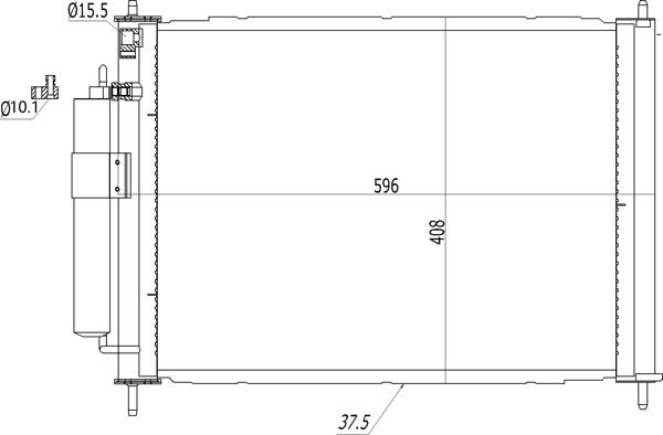 Hart 627 731 - Modul racire allinparts.ro