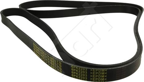 Hart 368 985 - Curea transmisie cu caneluri allinparts.ro