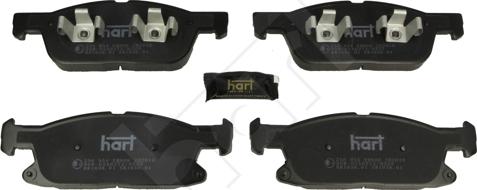 Hart 256 954 - Set placute frana,frana disc - allinparts.ro