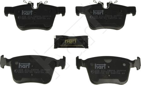 Hart 258 571 - Set placute frana,frana disc - allinparts.ro