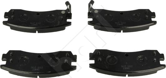 Hart 215 276 - Set placute frana,frana disc - allinparts.ro