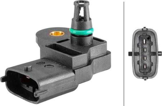 HELLA 6PP 358 152-321 - Senzor,presiune supraalimentare allinparts.ro