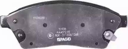HELLA 8DB 355 015-051 - Set placute frana,frana disc allinparts.ro