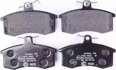 HELLA 8DB 355 017-731 - Set placute frana,frana disc - allinparts.ro