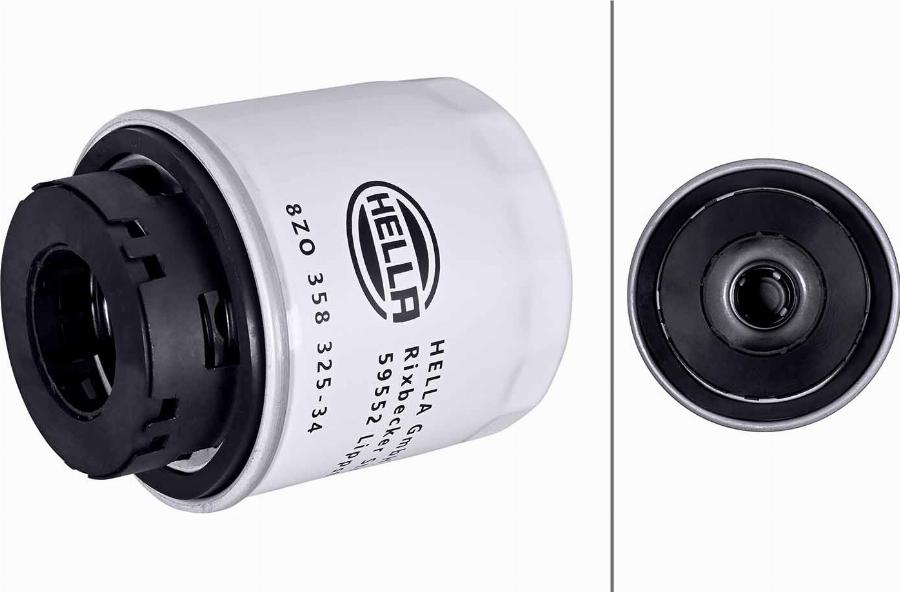 HELLA 8ZO 358 325-341 - Filtru ulei allinparts.ro