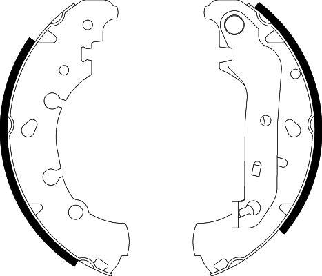 HELLA PAGID 8DB 355 002-411 - Set saboti frana allinparts.ro