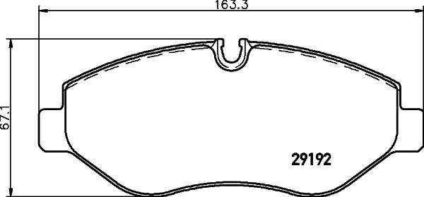 HELLA PAGID 8DB 355 030-731 - Set placute frana,frana disc allinparts.ro