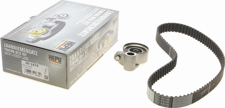 Hepu 20-1674 - Set curea de distributie allinparts.ro