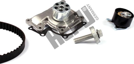 Hepu PK09653 - Set pompa apa + curea dintata allinparts.ro