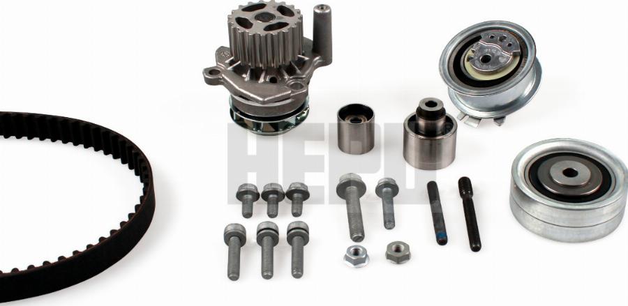 Hepu PK06551 - Set pompa apa + curea dintata allinparts.ro
