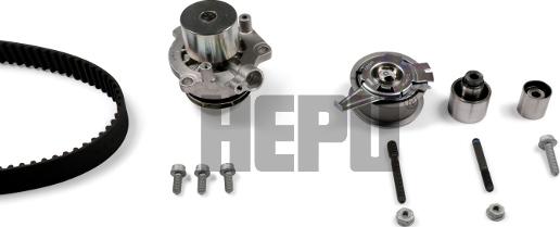 Hepu PK06690M - Set pompa apa + curea dintata allinparts.ro