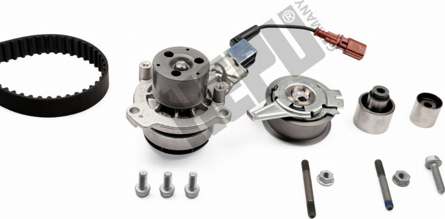 Hepu PK06690 - Set pompa apa + curea dintata allinparts.ro