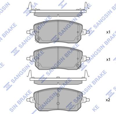 Hi-Q SP2932 - Set placute frana,frana disc - allinparts.ro