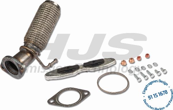 HJS 91 15 1678 - Teava reparatie, catalizator - allinparts.ro