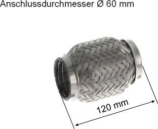 HJS 83 00 8522 - Teava flexibila, esapament - allinparts.ro