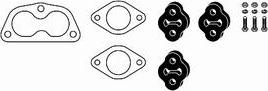 HJS 82 44 7488 - Set montare, sistem de esapament - allinparts.ro