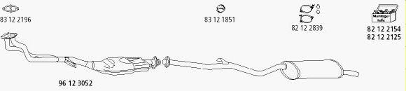 HJS BMW_21 - Sistem de esapament - allinparts.ro