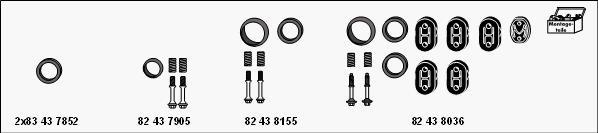 HJS MT-Hon42 - Sistem de esapament allinparts.ro