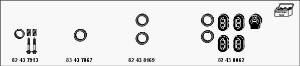 HJS MT-Hon69 - Sistem de esapament - allinparts.ro