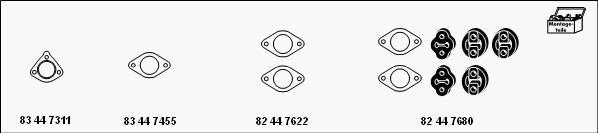 HJS MT-Kia25 - Sistem de esapament - allinparts.ro