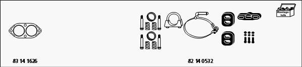 HJS MT-OP95 - Sistem de esapament allinparts.ro