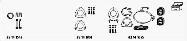 HJS MT-OP98 - Sistem de esapament - allinparts.ro