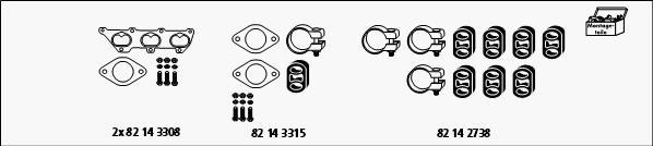HJS MT-OP93 - Sistem de esapament - allinparts.ro