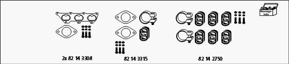 HJS MT-OP92 - Sistem de esapament - allinparts.ro