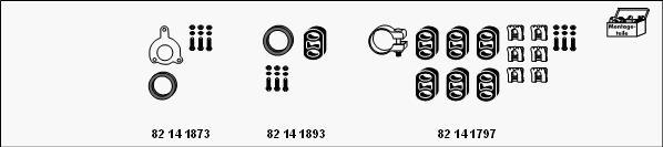 HJS MT-OP108 - Sistem de esapament - allinparts.ro