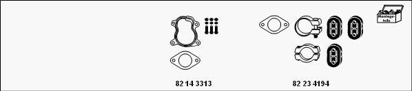 HJS MT-OP130 - Sistem de esapament - allinparts.ro