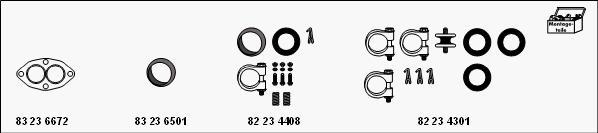 HJS MT-Ren85 - Sistem de esapament - allinparts.ro