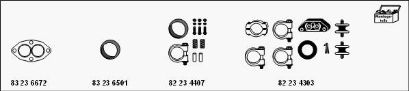HJS MT-Ren88 - Sistem de esapament - allinparts.ro