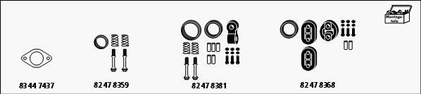 HJS MT-SUZ42 - Sistem de esapament - allinparts.ro
