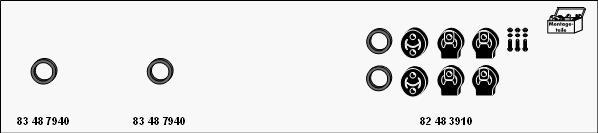 HJS MT-Toy17 - Sistem de esapament - allinparts.ro